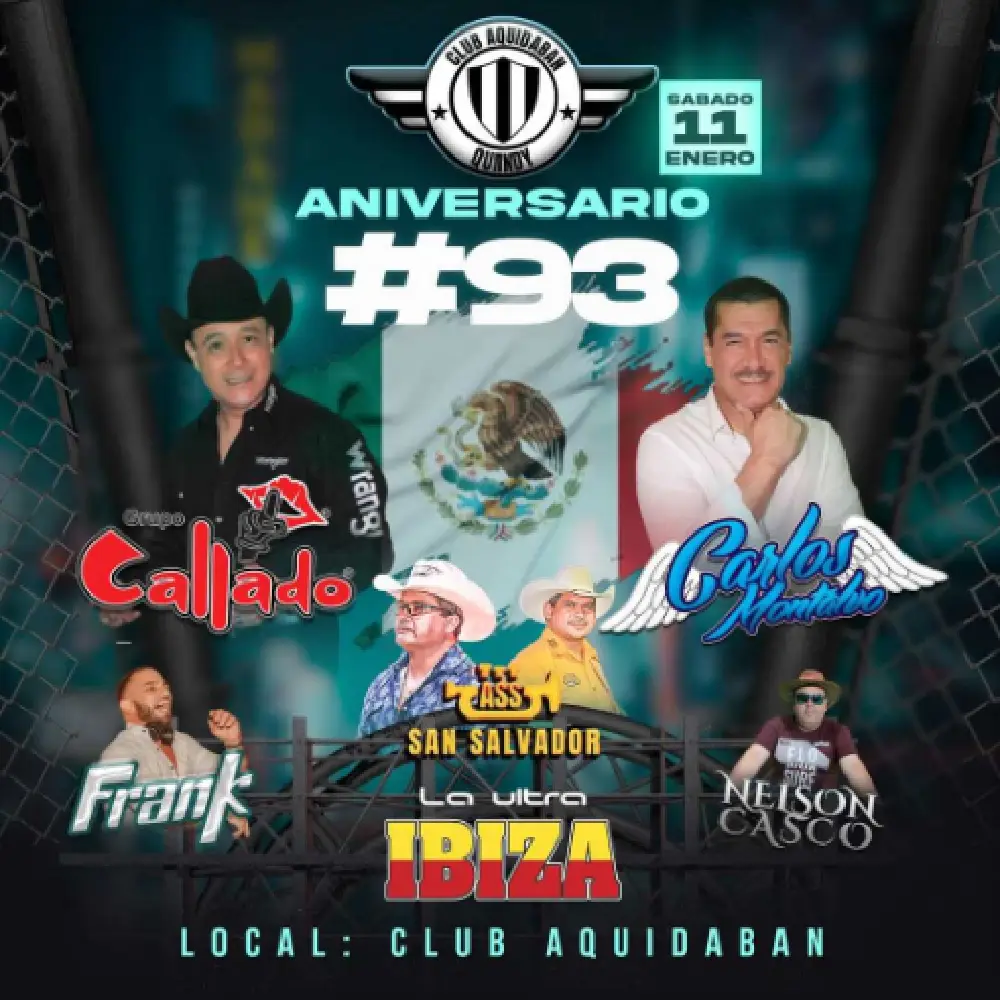 ANIVERSARIO 93 - CLUB AQUIDABAN QUIINDY