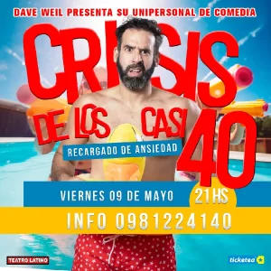 Comedia unipersonal Crisis de los Casi 40