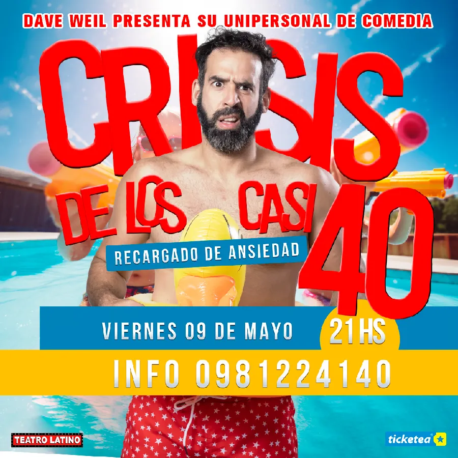 Comedia unipersonal Crisis de los Casi 40