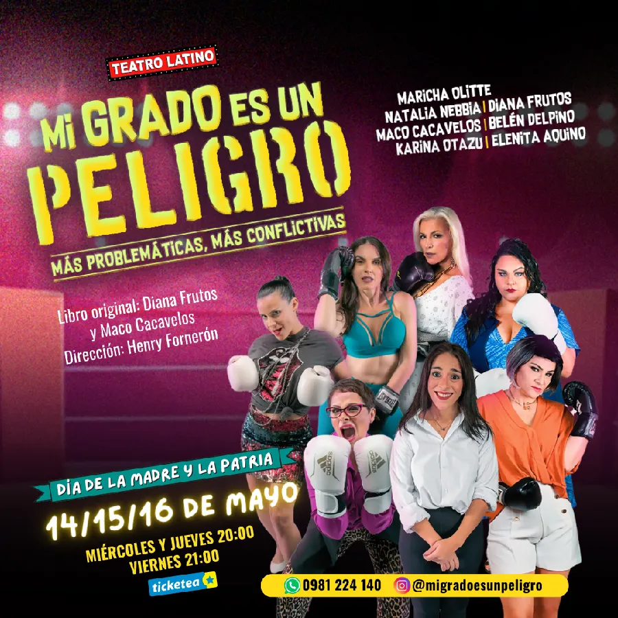 Mi grado es un peligro comedia en teatro latino