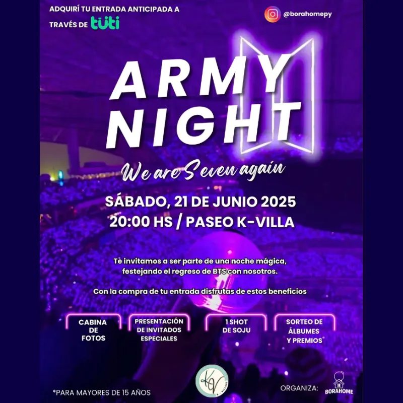 ARMY Night BTS 2025 Paraguay