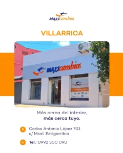 MaxiCambios nueva sucursal en VILLARRICA