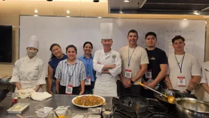 Hiroshima Encarnacion en la Escuela de Gastronomía y Nutrición Hattori
